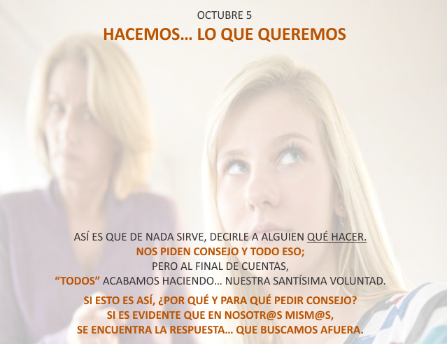 Hacemos... lo que queremos